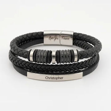 Always With You – Custom Bracelet Gift for Son