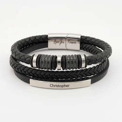 Always With You – Custom Bracelet Gift for Son