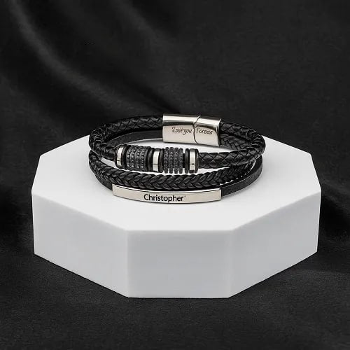 Always With You – Custom Bracelet Gift for Son