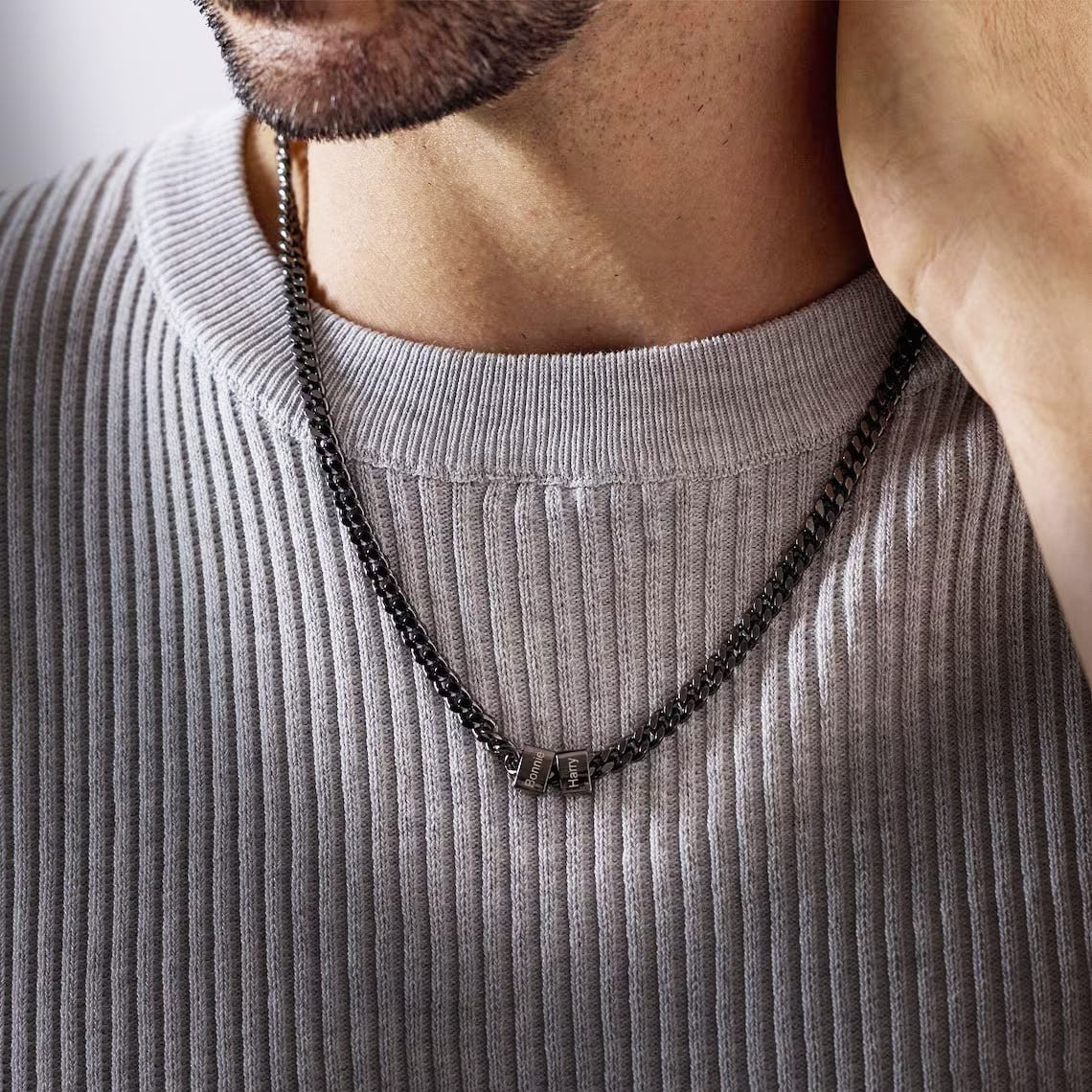 Custom Name Plate Necklace – Personalized Pendant