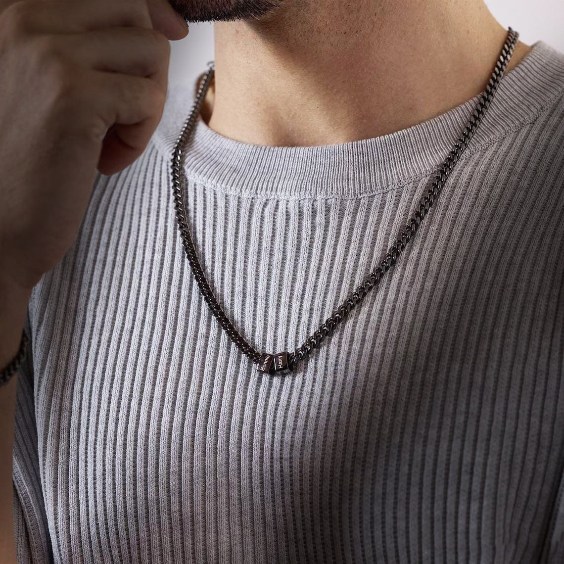 Custom Name Plate Necklace – Personalized Pendant