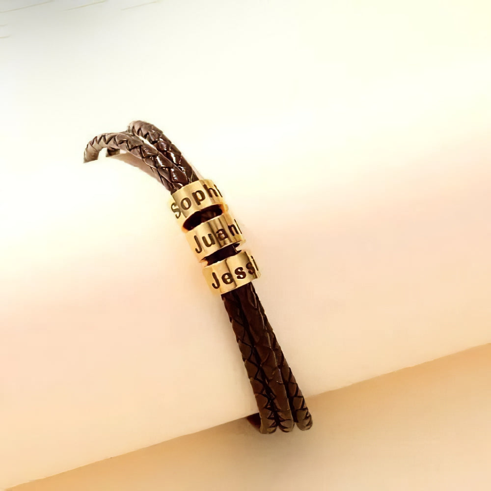 For the Ones You Love – Personalized Men's Bracelet