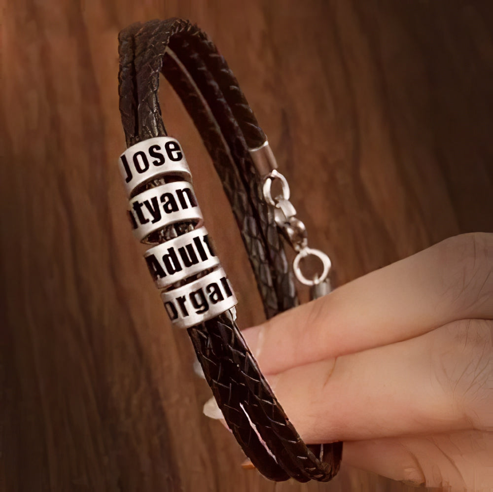 For the Ones You Love – Personalized Men's Bracelet