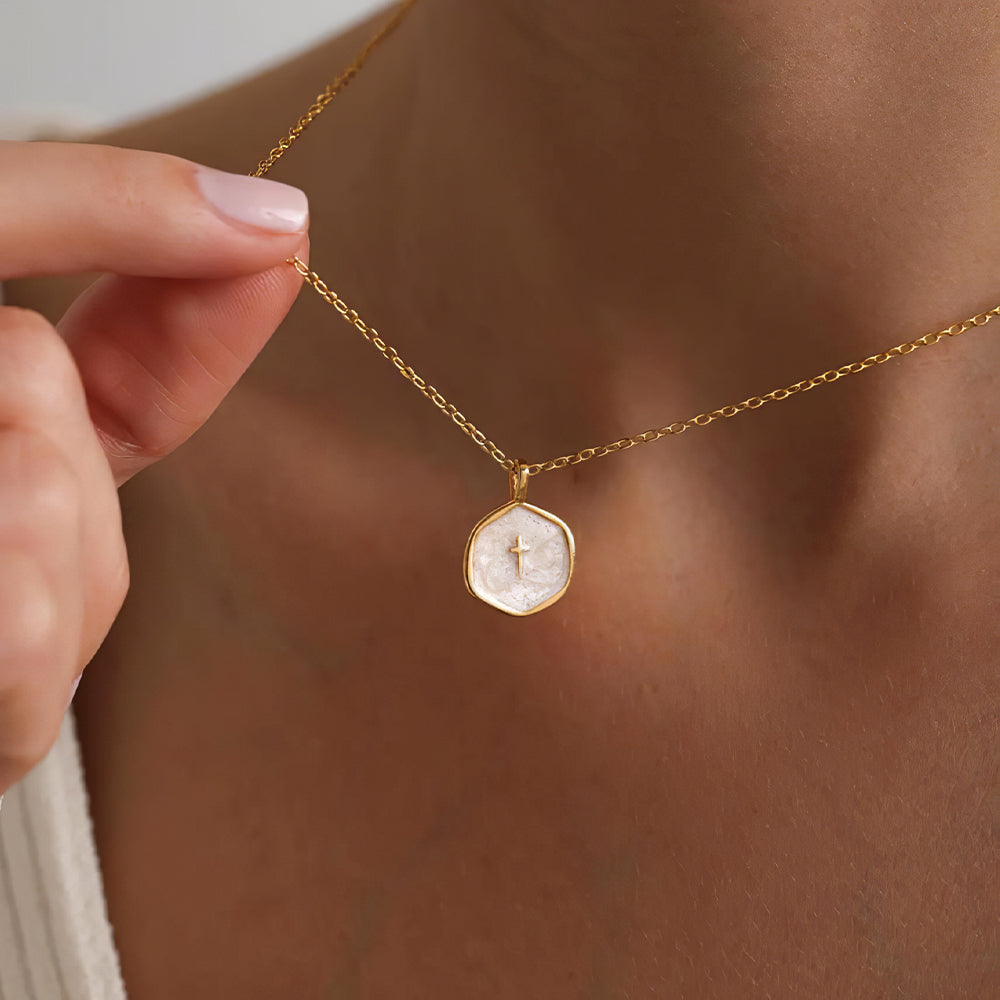 Simple Cross Charm Necklace – Timeless Christian Jewelry