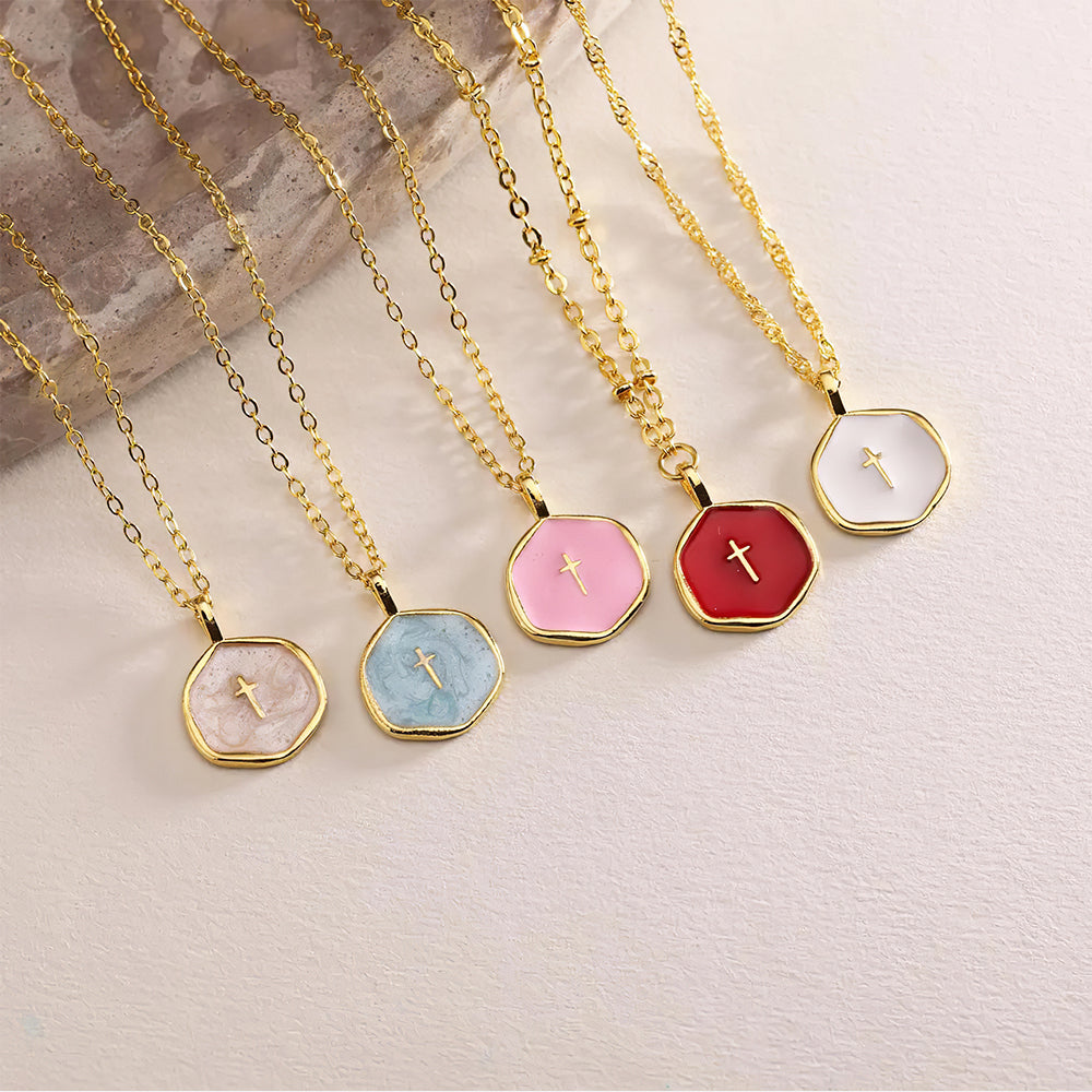 Simple Cross Charm Necklace – Timeless Christian Jewelry
