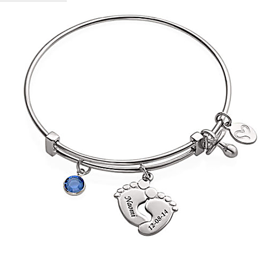 Baby Name & Birthstone Keepsake Bracelet