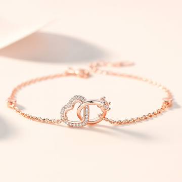 Forever Yours – Interlocking Love Bracelet