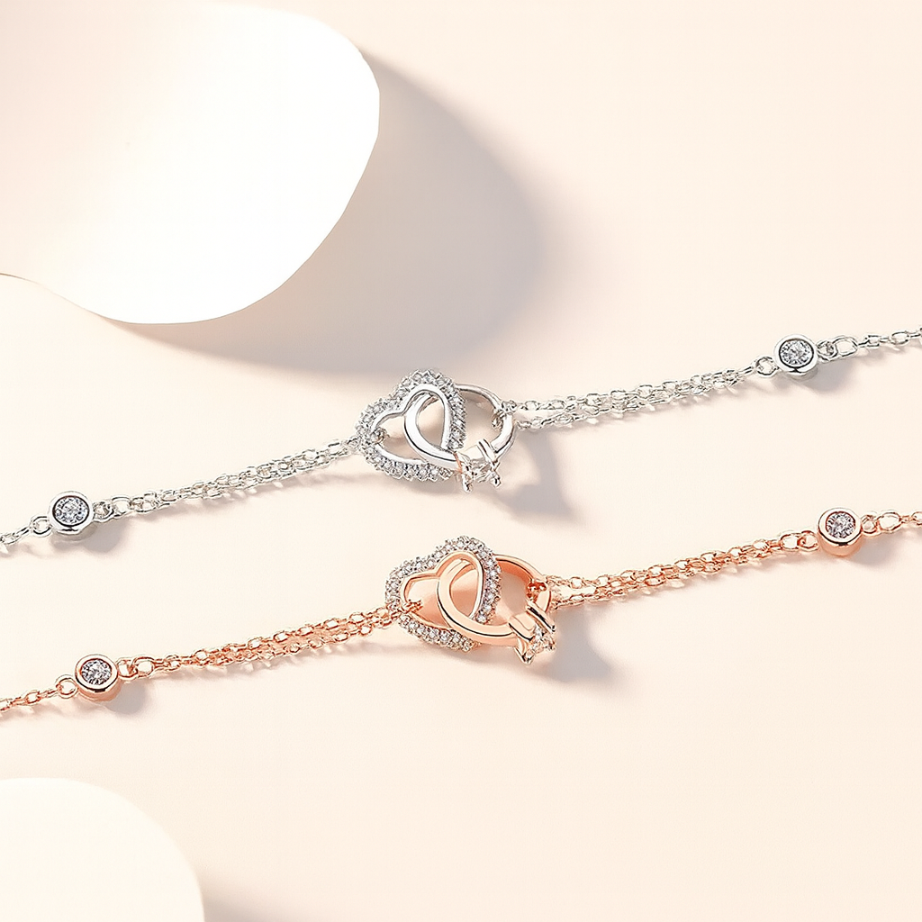 Forever Yours – Interlocking Love Bracelet