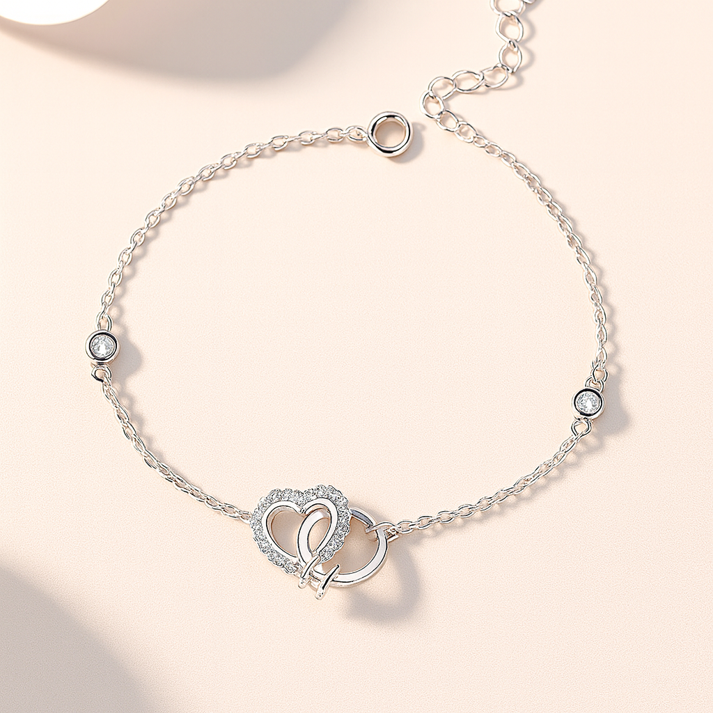 Forever Yours – Interlocking Love Bracelet