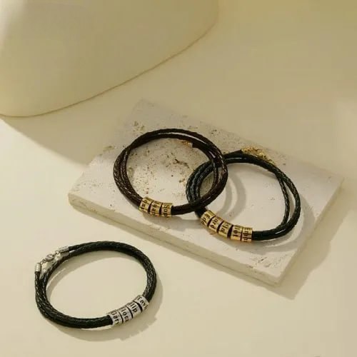 For the Ones You Love – Personalized Men's Bracelet